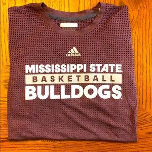 Adidas Mississippi State Basketball T-shirt
